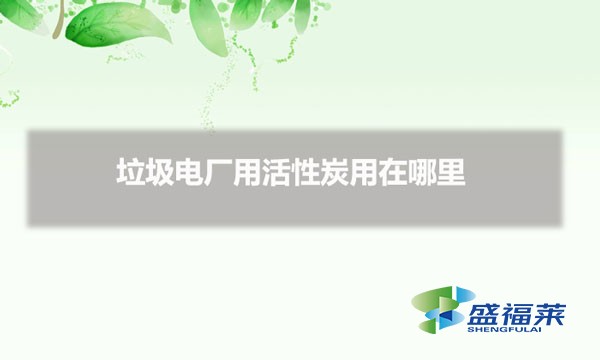 垃圾电厂用活性炭用在哪里（活性炭在垃圾电厂的应用）